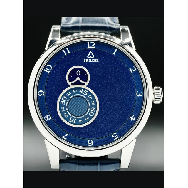 Trilobe Nuit Fantastique Grained Blue Steel NF01BG 210000032533 kol saati
