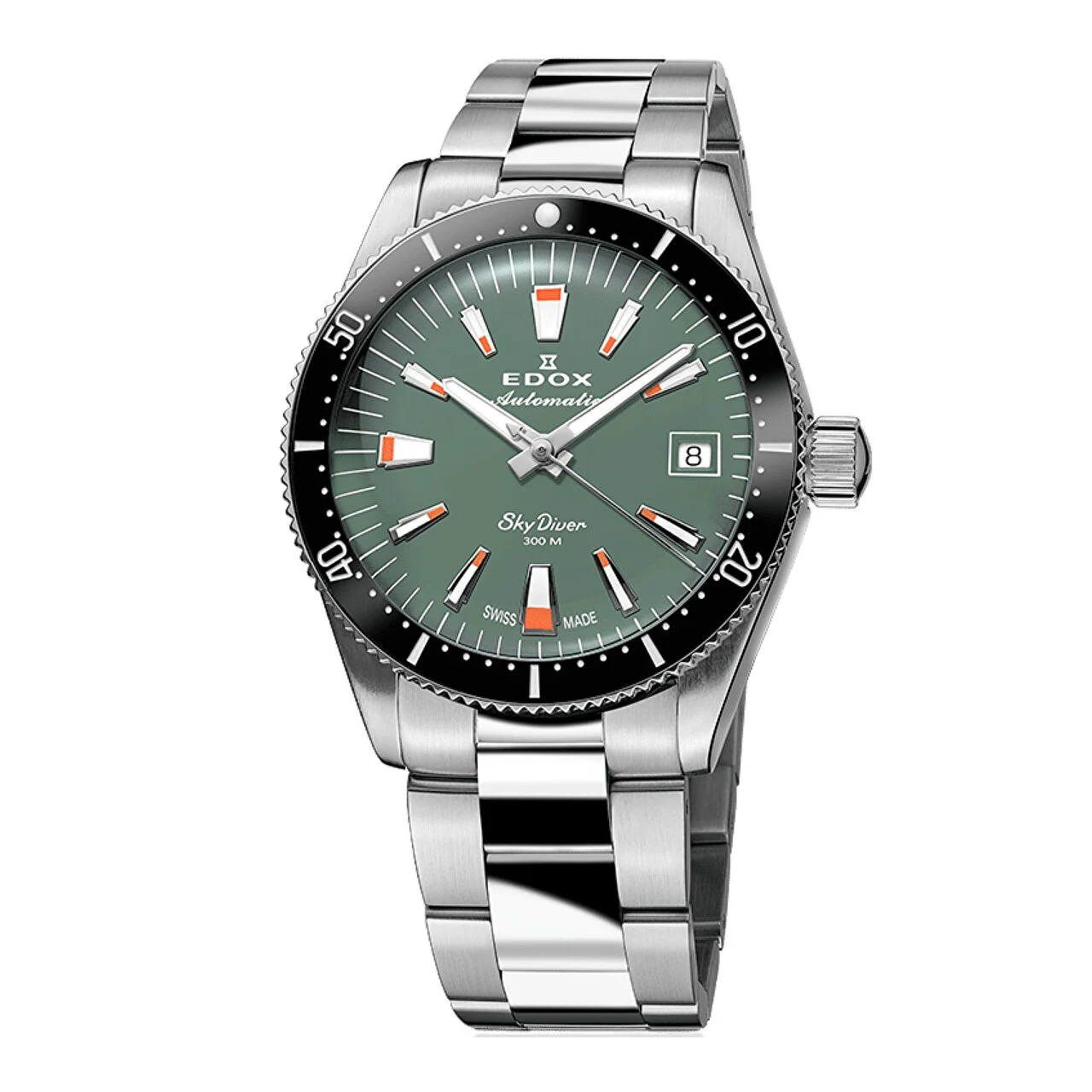 EDOX SkyDiver 80131-3NM-VI 38 mm kol saati