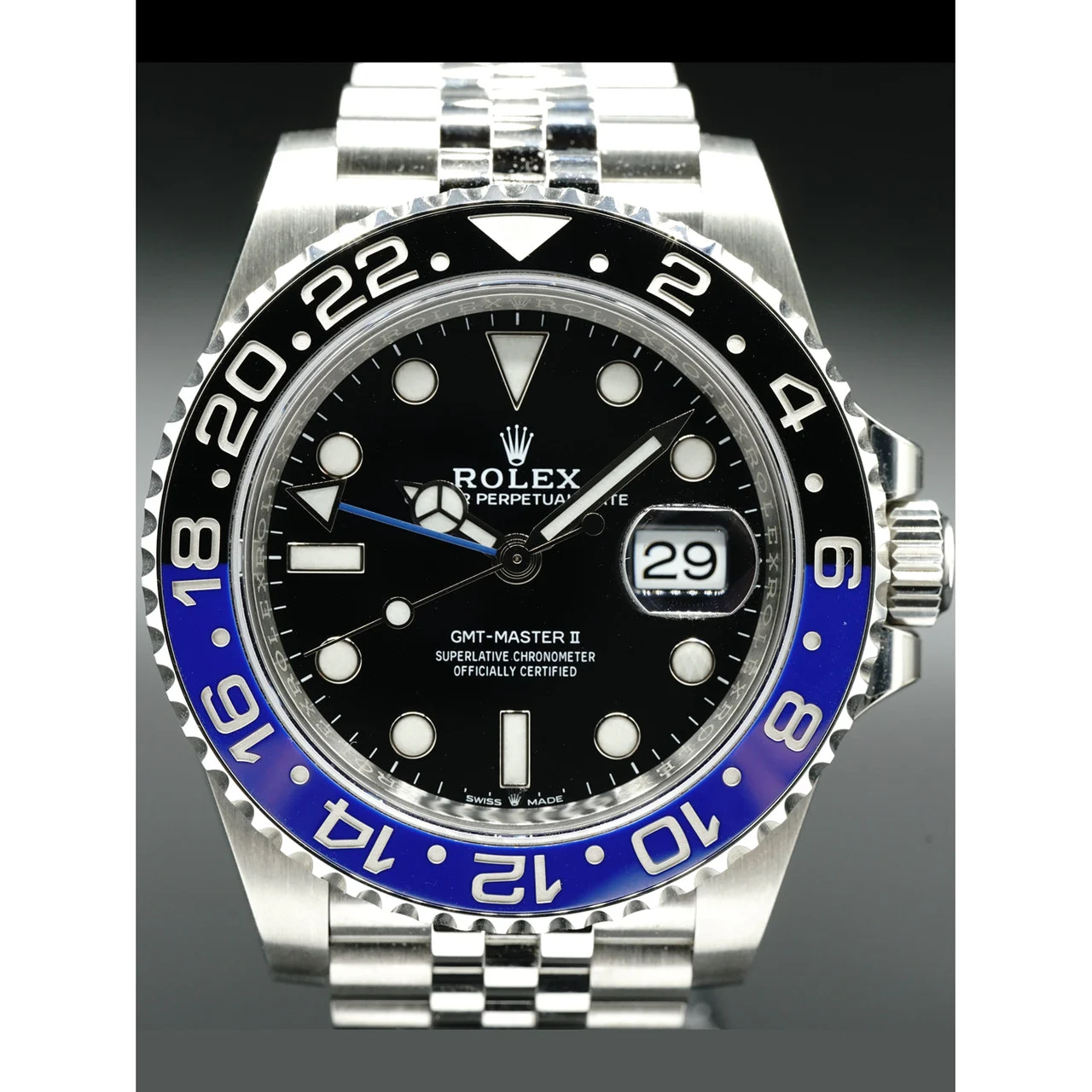 Rolex GMT-Master II "Batman" 126710BLNR 210000016028 kol saati