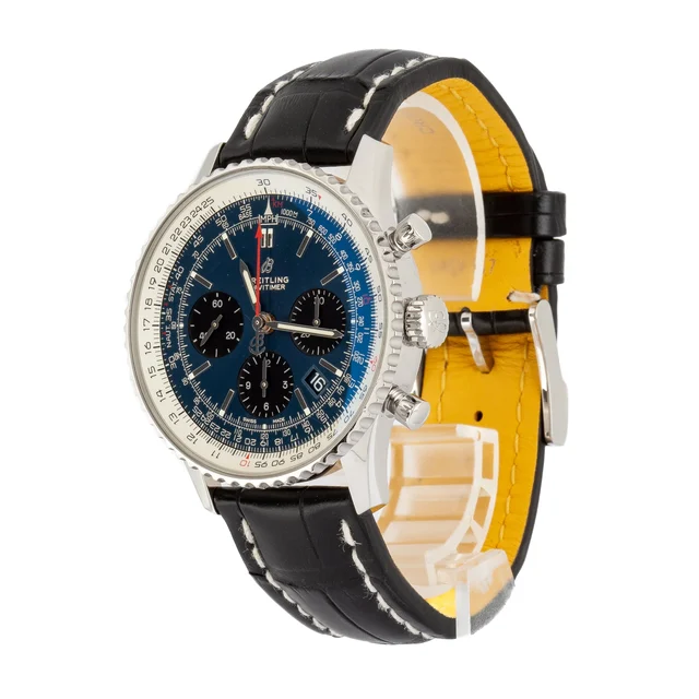 Breitling Navitimer B01 Blue Dial AB0121211C1P1 kol saati