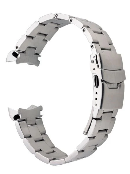 Islander Brushed Solid-Link Watch Bracelet for SRPE Seiko 5 Watches Curved End #BRAC-09 kol saati