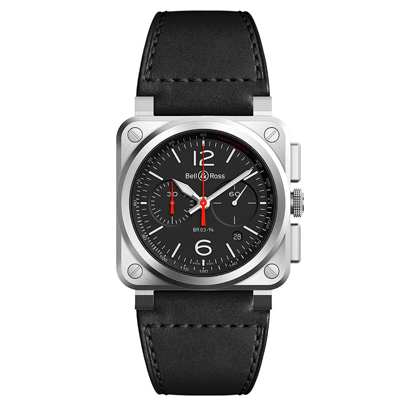 Bell & Ross Bell & Ross Br 03 BR0394-BLC-ST/SCA 42 mm kol saati
