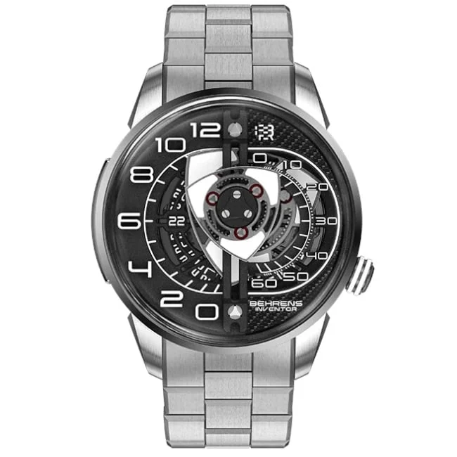 Behrens Rotary Black on Bracelet BHR022-2TI01 kol saati