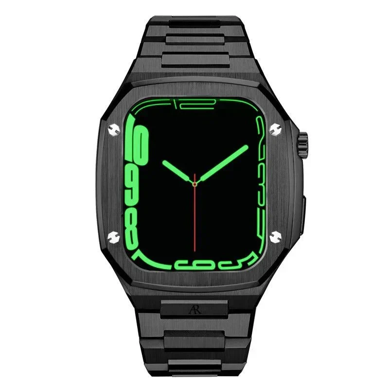 ASOROCK WATCHES All black smartwatch case (7 series) 43 mm kol saati