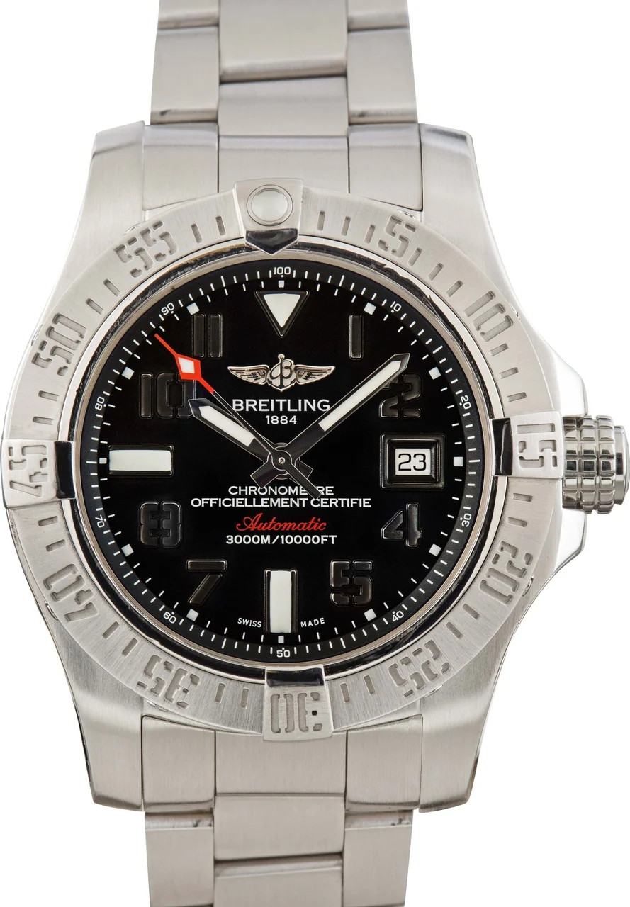 Breitling Avenger II Seawolf Stainless Steel A1733110/BC31 45 mm kol saati