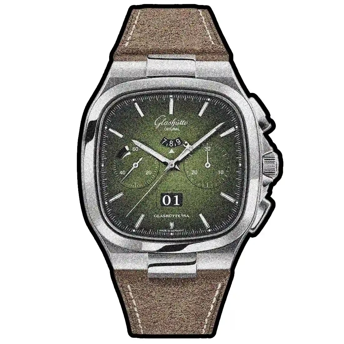 Glashutte Original Glashütte Original 47590 40 mm kol saati
