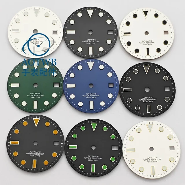 Tandorio Matte Dial dial Blue luminous NH35 NH34 ETA2824 Miyota8215 ST2130 sub style 60330