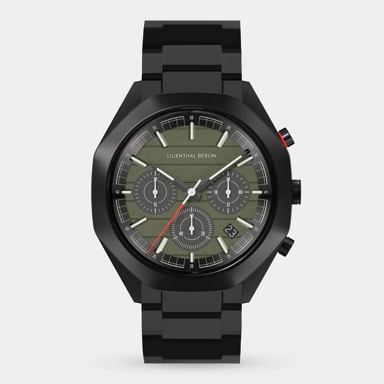 Lilienthal Berlin Octachrono OC2-002-B040C 40 mm kol saati