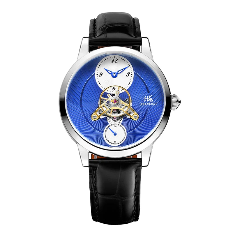 Shanghai Watch Sky Dome 21MT-D-F28-WHBL-BK 40 mm kol saati