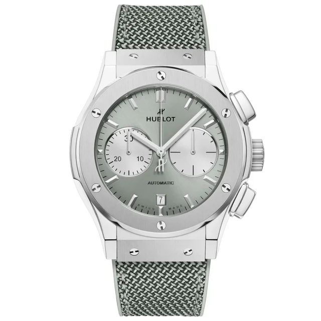 Hublot Classic Fusion Chronograph Titanium Sage Green 521.NX.891G.NR kol saati