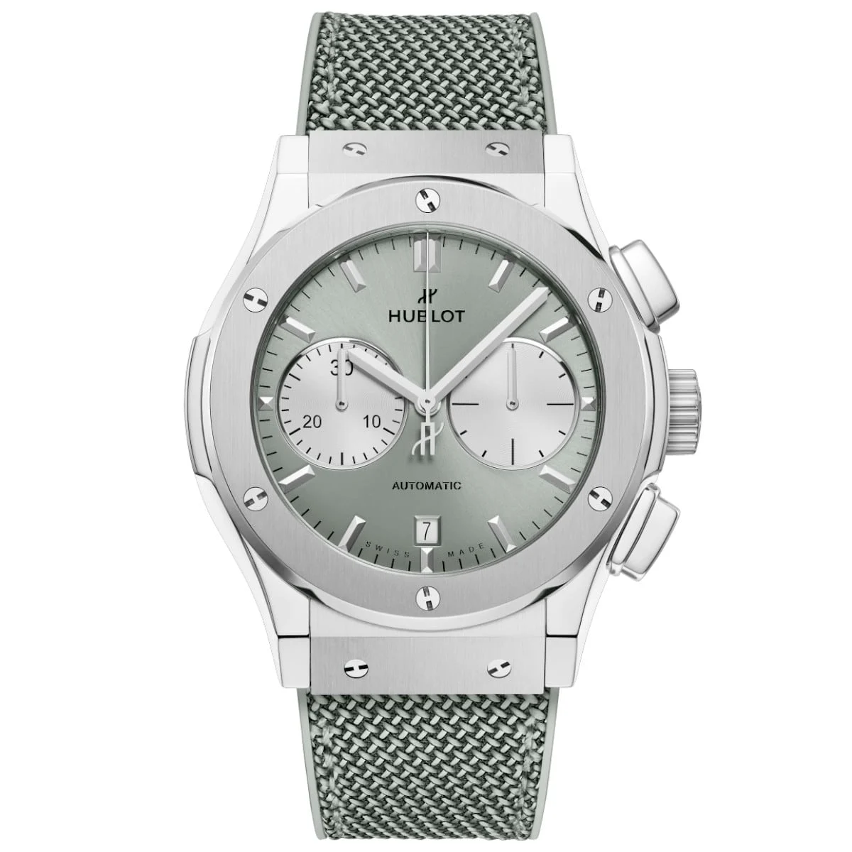 Hublot Classic Fusion Chronograph Titanium Sage Green 521.NX.891G.NR kol saati