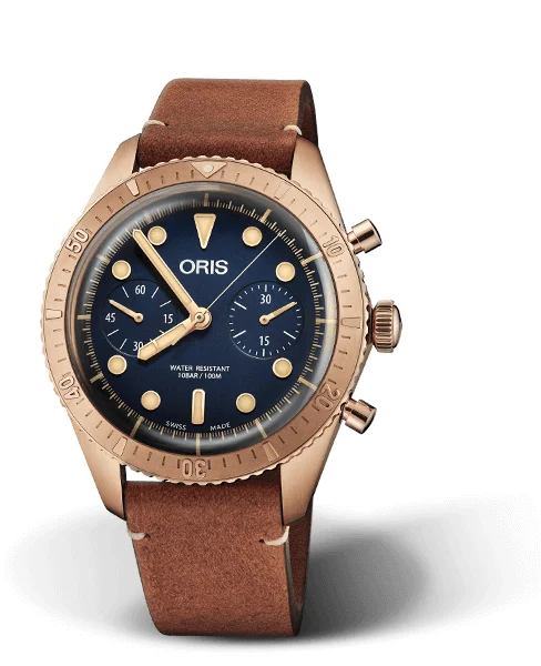 Oris Carl Brashear Chronograph Limited Edition 01 771 7744 3185-Set LS kol saati