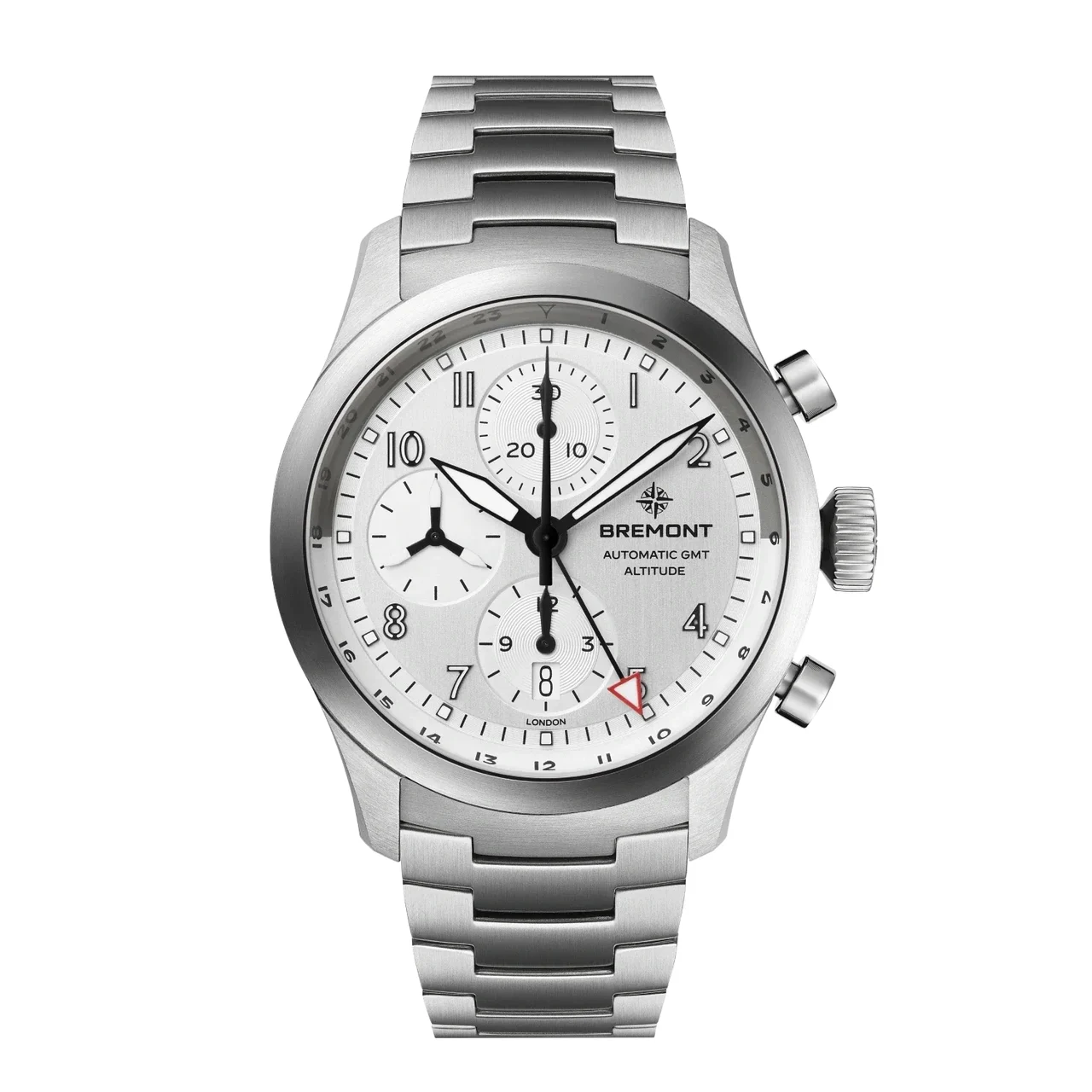 Bremont Altitude ALT42-CHR-G-SS-SI-B 42 mm kol saati