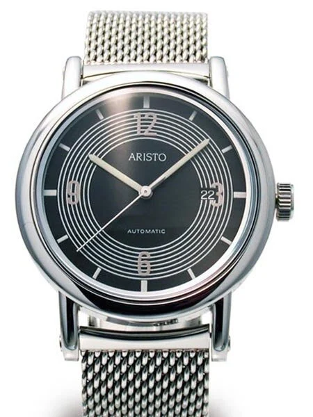 Aristo Retro Mercedes Dashboard Clock Design Swiss Automatic Watch 4H190SEL kol saati