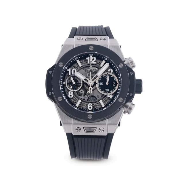 Hublot HUBLOT, REF. 441.NM.1171.RX, BIG BANG UNICO, TITANIUM AND CERAMIC kol saati