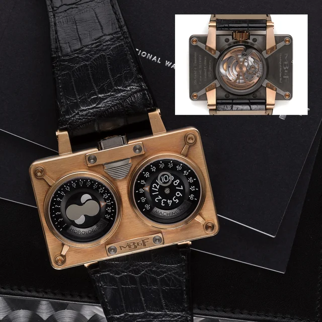 Mb&f Horological Machine Pink Gold & Titanium 20 kol saati