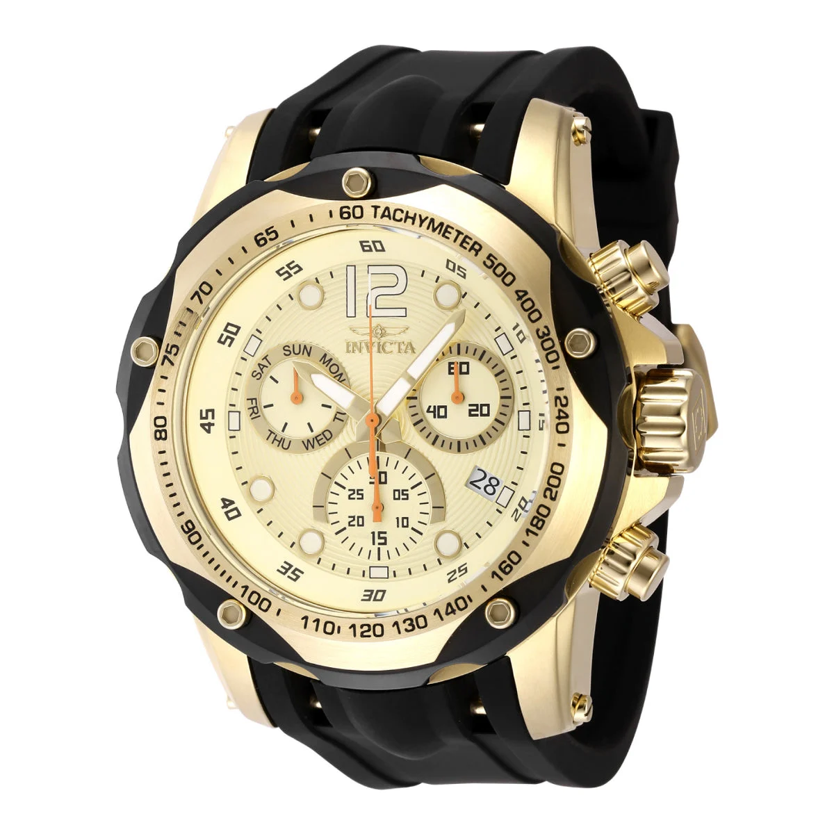 Invicta Speedway Gaccel Ronda Z60 FE Caliber Watch - 51mm, Black (48910) 51 mm kol saati
