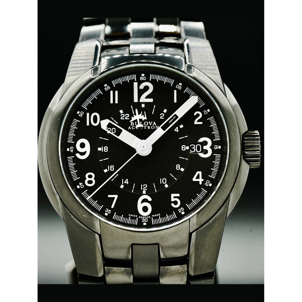 Bulova Accutron Buzz Aldrin Lunar Module Pilot Auto GMT A8 C952497 210000036456 42 mm kol saati