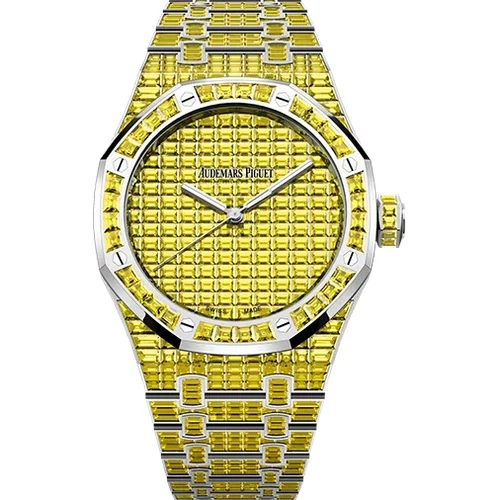 Audemars Piguet Selfwinding Yellow Chrysoberyl "50th Anniversary" 15514BC.RY.1284BC.01 41 mm kol saati