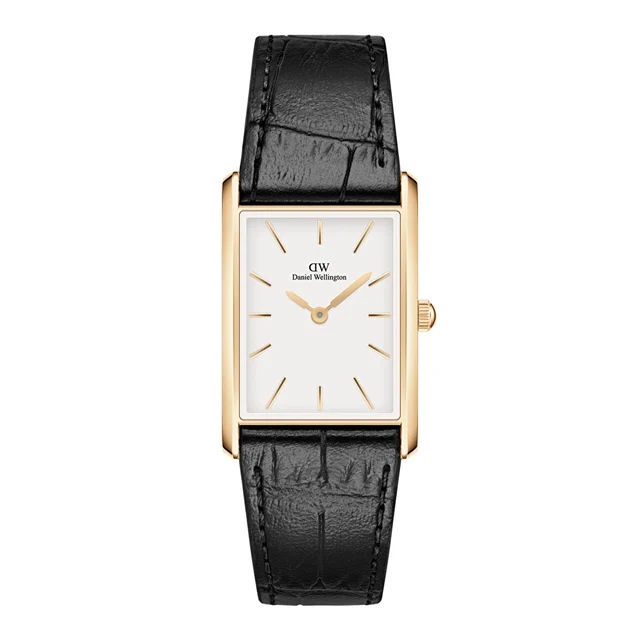 DANIEL WELLINGTON Bound Black Crocodile Gold DW00600740 kol saati