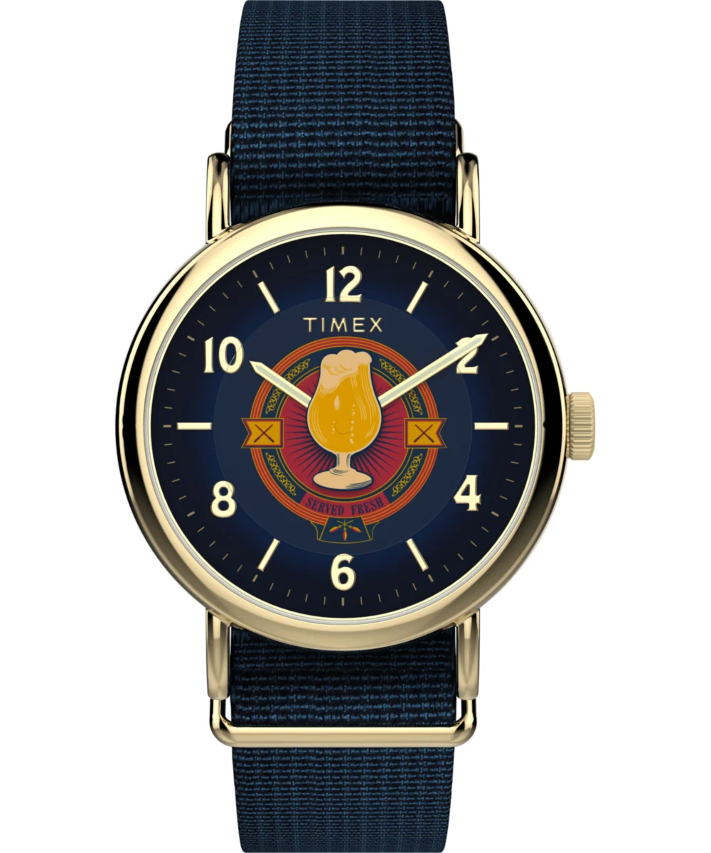 Timex Harry Potter x Weekender Butterbeer 40mm Fabric Strap Watch TW2Y76100 40 mm kol saati