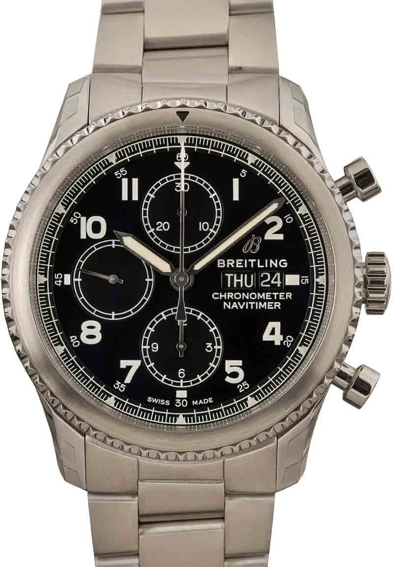Breitling Navitimer Black Dial A13314101B1A1 43 mm kol saati