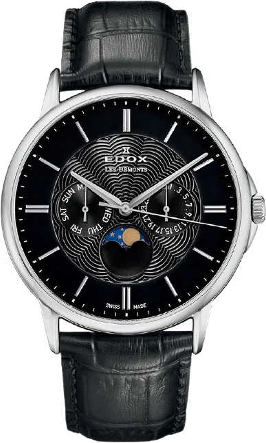 EDOX Les Bémonts ED207 44 mm kol saati