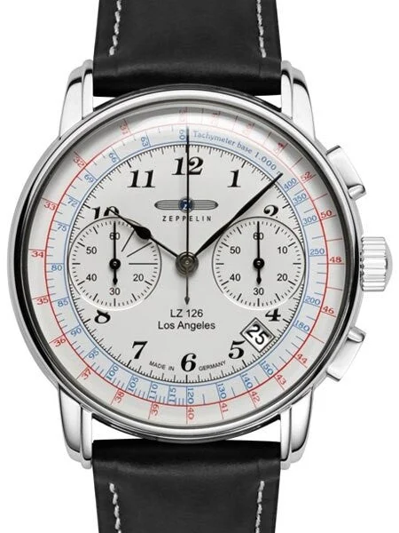 Graf Zeppelin Los Angeles Quartz Chronograph Watch #7614-1 42 mm kol saati