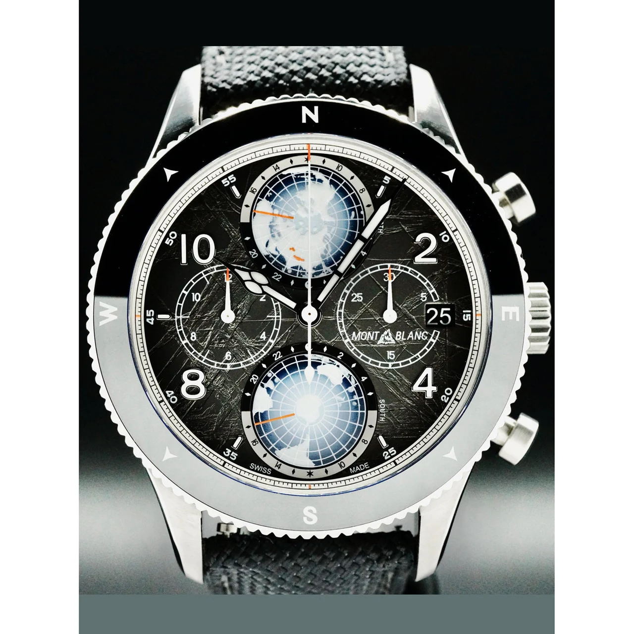 Montblanc Geosphere Chronograph 0 Oxygen the 8000 Limited Edition 210000060768 44 mm kol saati