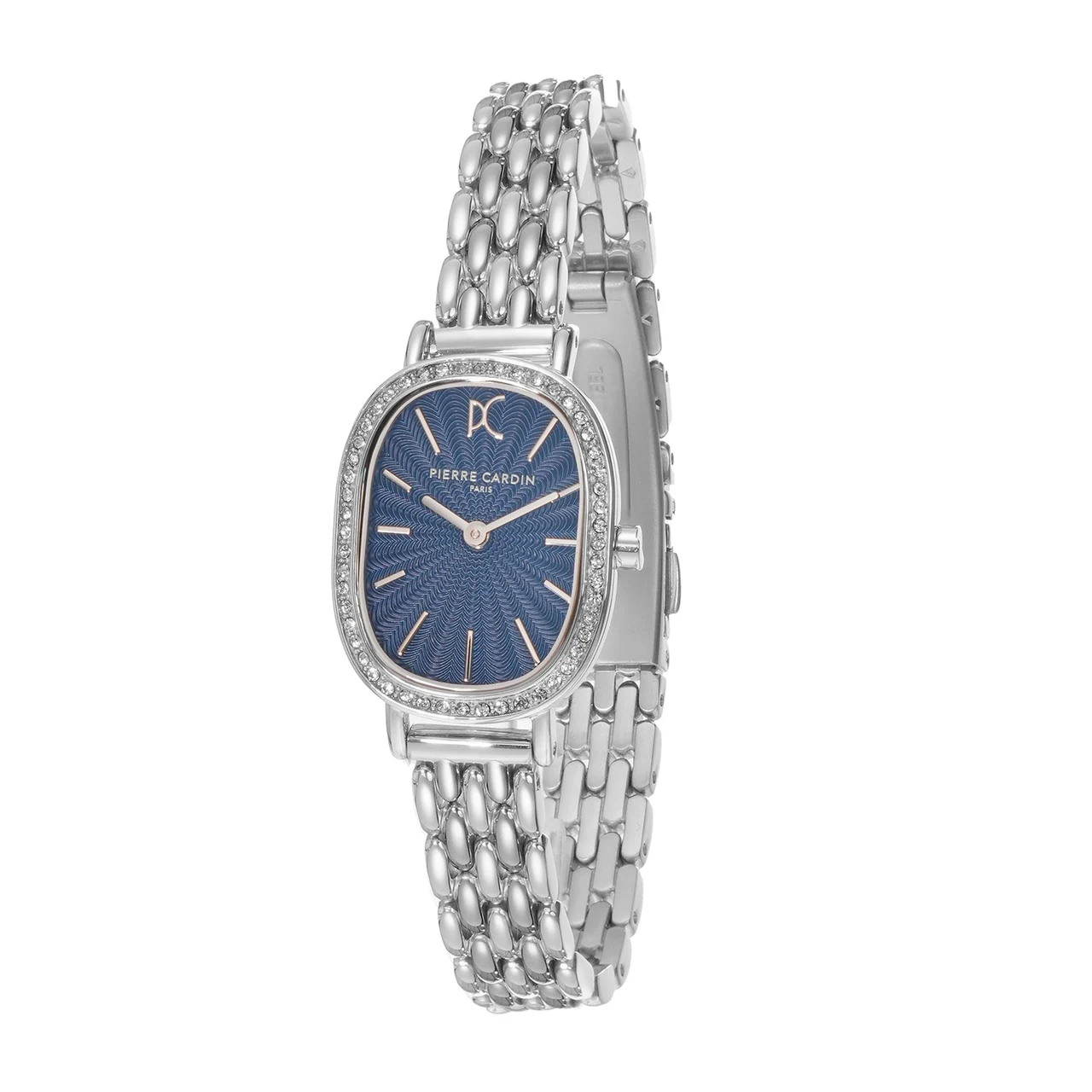 Pierre Cardin Belle Époque 22mm - Stainless Steel Silver with Stainless Steel Silver Strap CF.1035.MS.2 kol saati