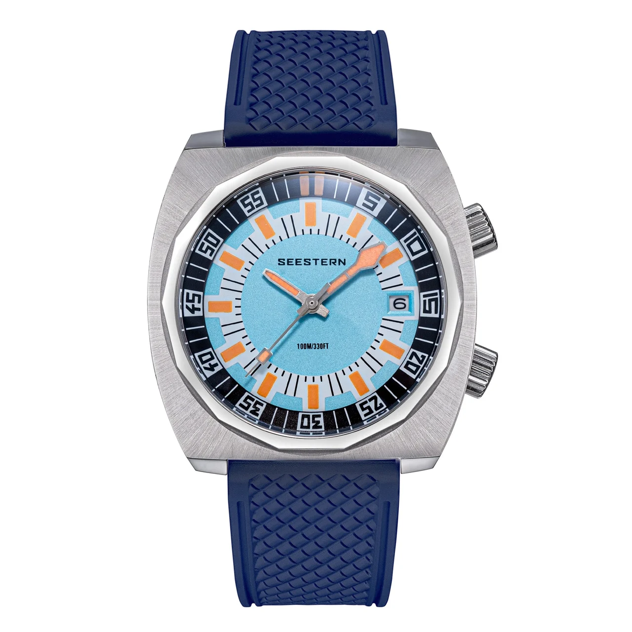 Sugess Seestern S471 Internal Rotating Bezel Blue Dial Automatic 38 mm kol saati