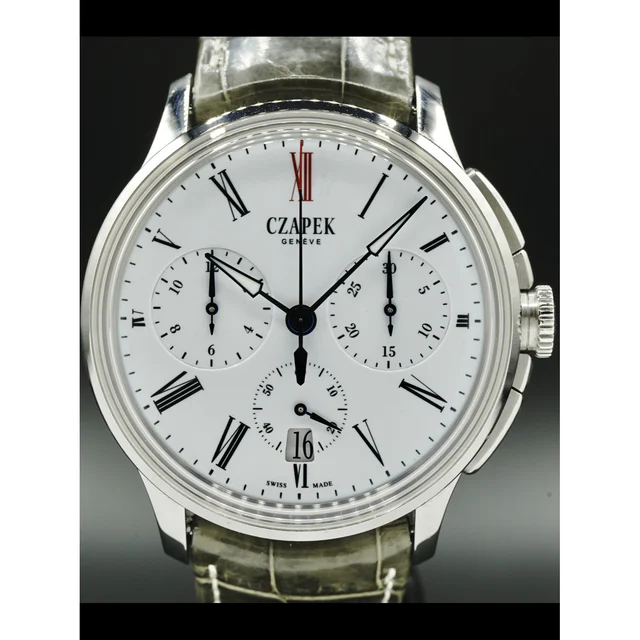 CZAPEK Genève Faubourg de Cracovie Chronograph 210000025492 kol saati