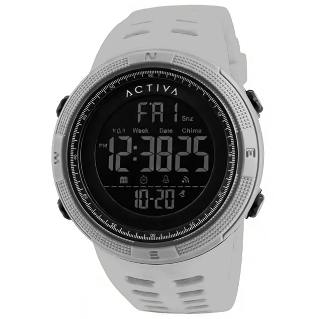 Activa Invicta Digital Watch - 50mm. Grey (ACW1915-003) kol saati