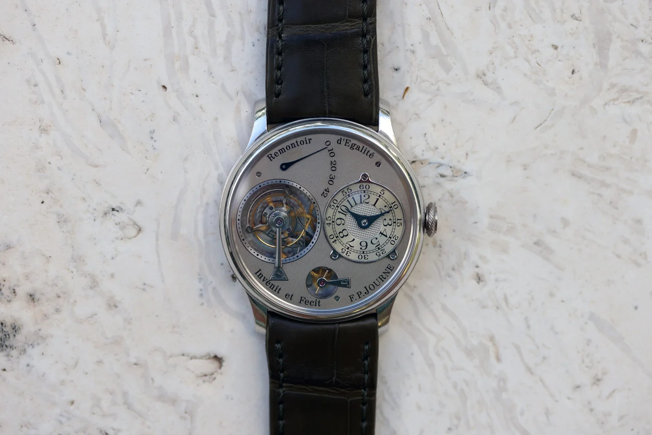 F.P. Journe Tourbillon Souverain ref. T “Brass, Platinum, 4t 38 mm kol saati