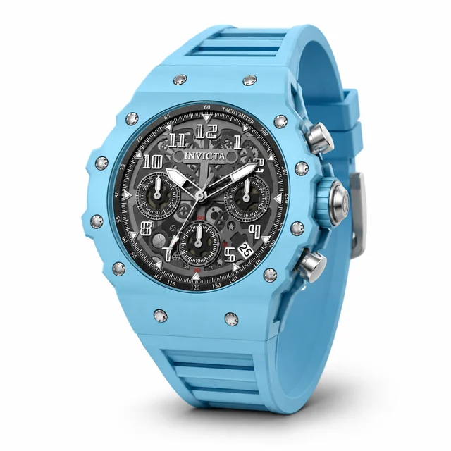 Invicta Racing Apexium Watch - 41mm, Light Blue (69628) kol saati