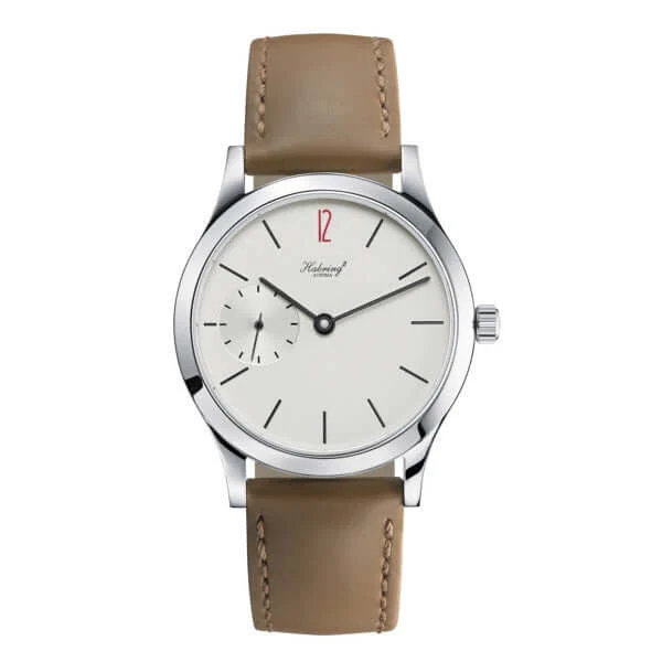 Habring² Felix White Dial Red 12 Hour kol saati