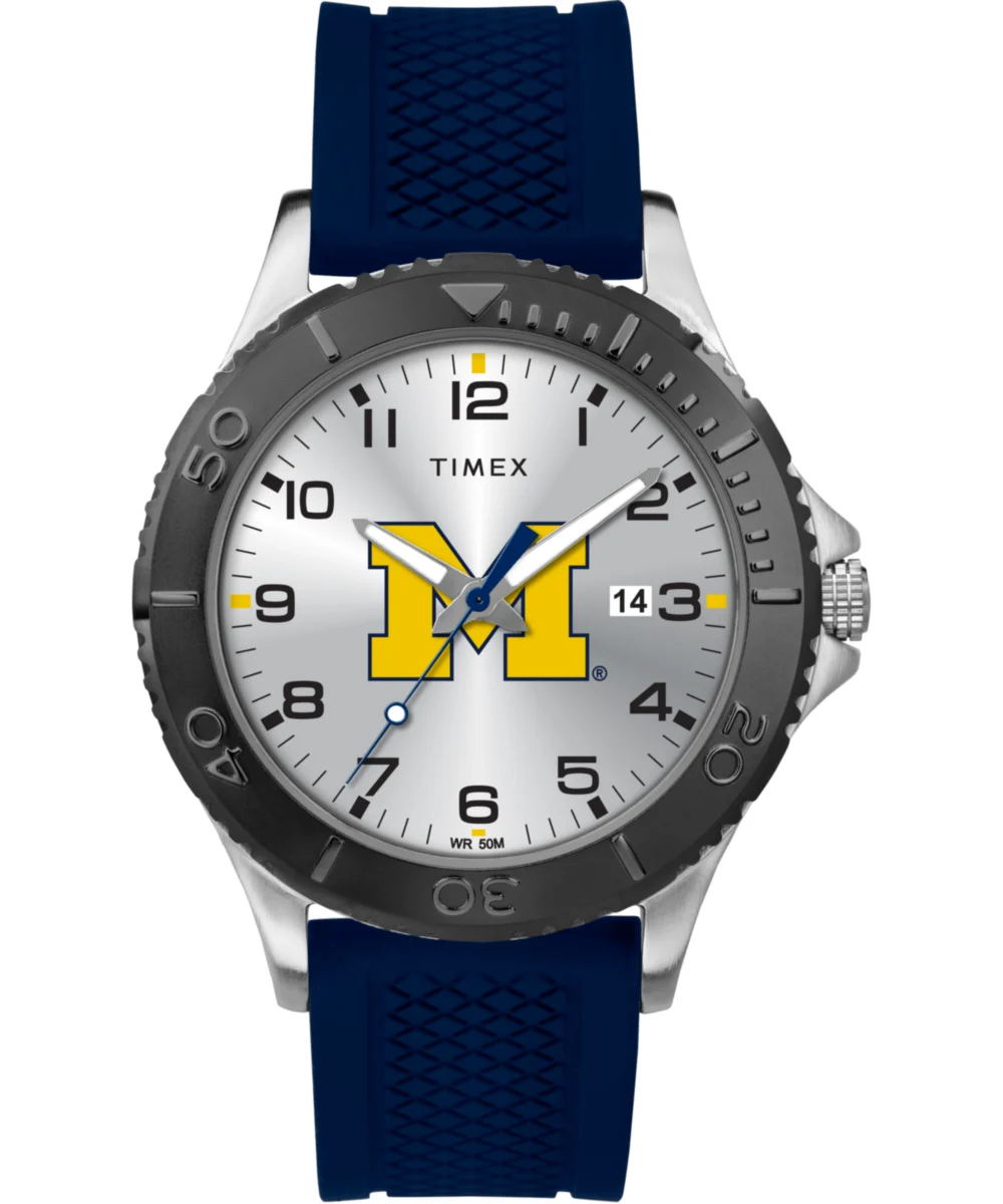 Timex Gamer Navy Michigan Wolverines TWZUMICME 42 mm kol saati