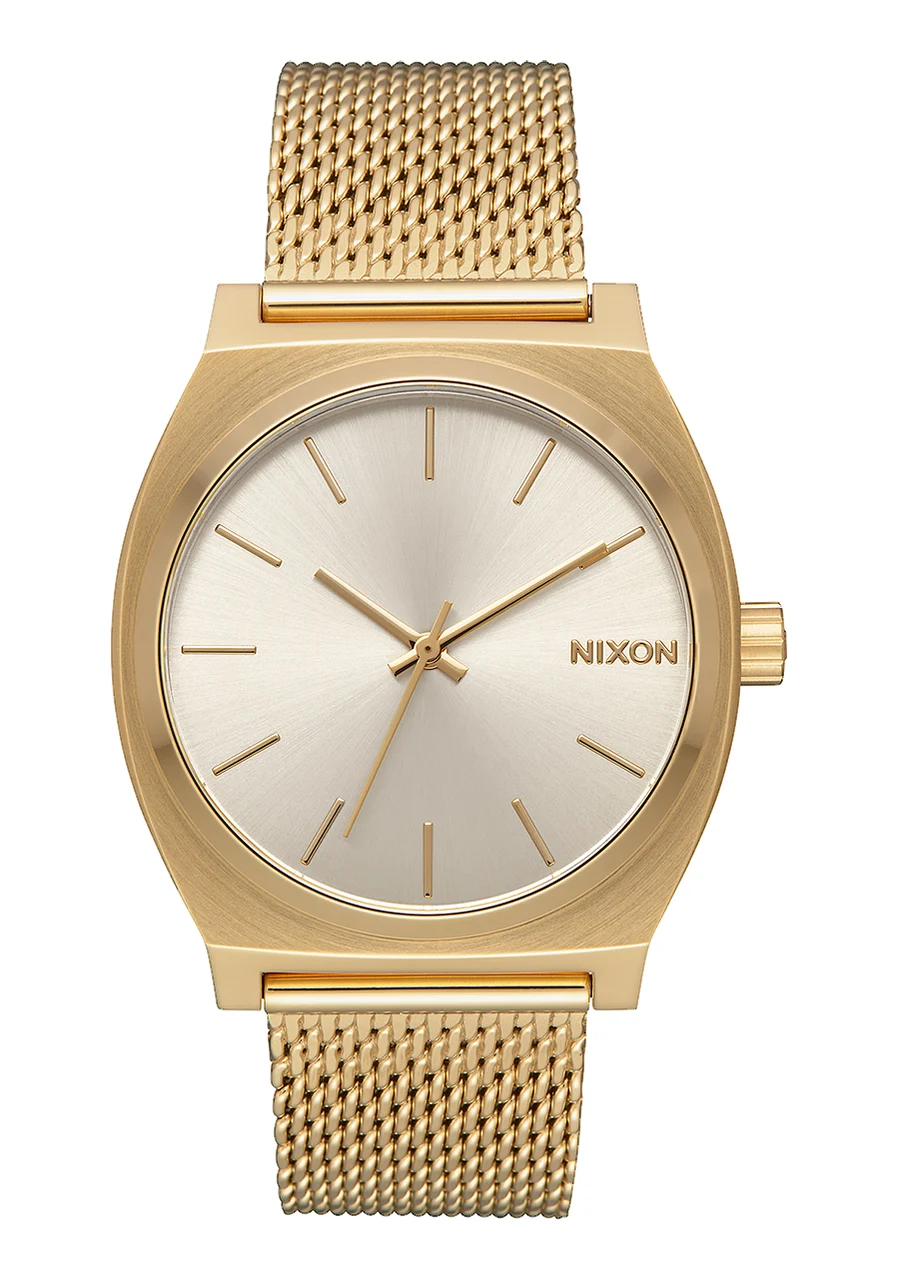 Nixon US Time Teller Milanese - All Gold / Cream A1187-2807-00 kol saati