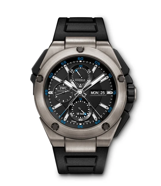 IWC Ingenieur Double Chronograph Titanium IW386503 kol saati