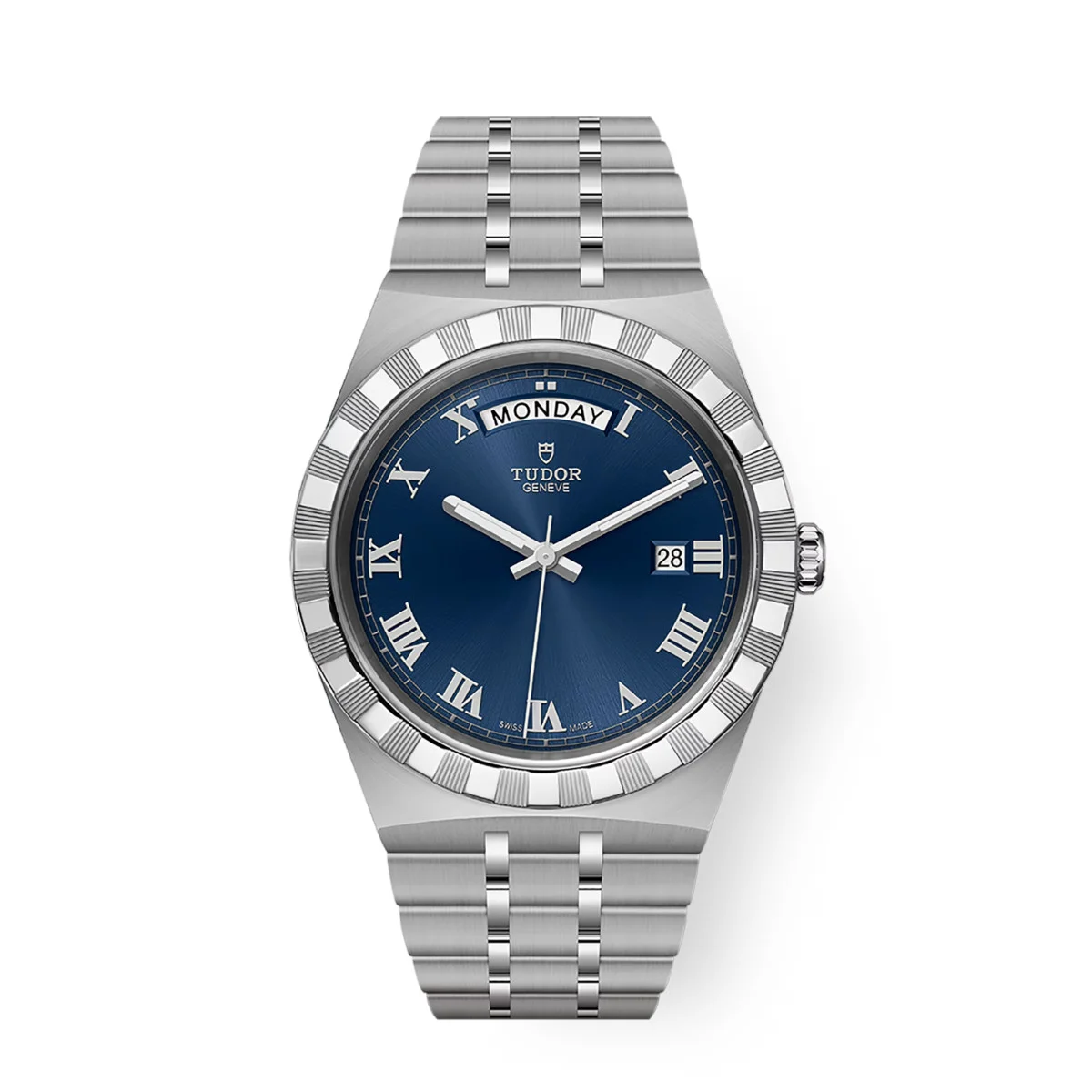 Tudor Royal M28600-0005 41mm Blue Sunray-Finish Dial Steel B 41 mm kol saati