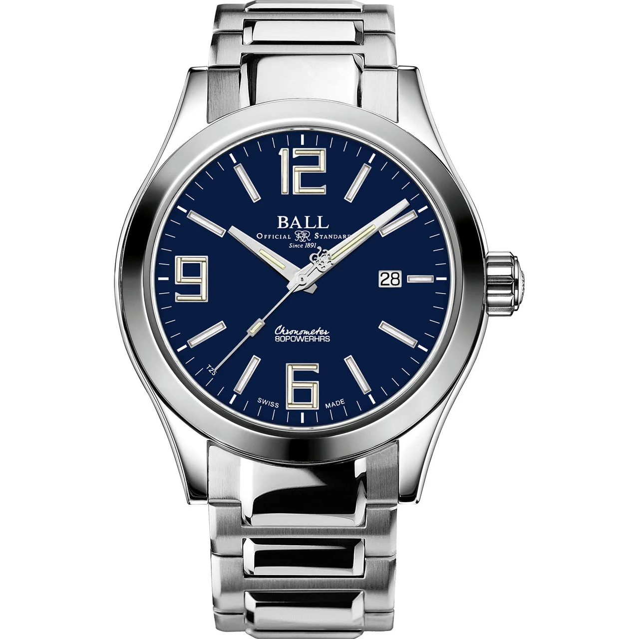 Ball Engineer M Pioneer II Blue Dial 43mm NM2128C-S2CJ-BE 43 mm kol saati