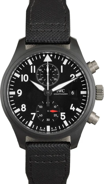 IWC Pilot's Chronograph 'Top Gun' IWC3890-01 kol saati