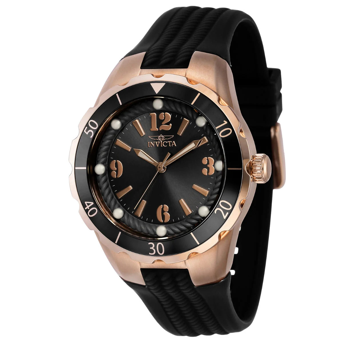 Invicta Angel Halo Watch - 38mm. Black (ZG-40313) 38 mm kol saati