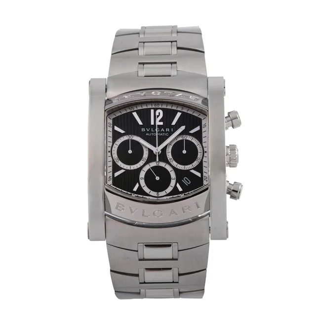 Bulgari Ref. AA 48 S, self-winding, centre-seconds, date; “Assioma”; stainless steel kol s