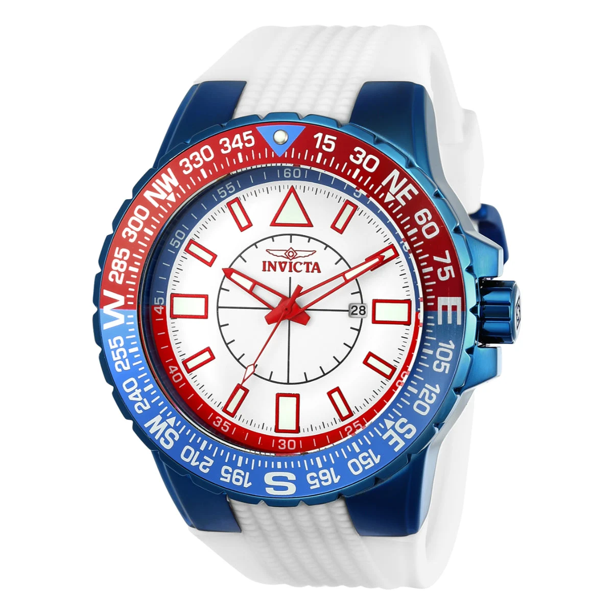 Invicta Aviator Pro Altitude Watch - 52mm, White (ZG-23997) 52 mm kol saati