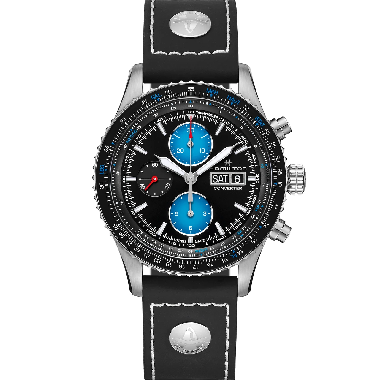 Hamilton Khaki Aviation Converter Air Zermatt Limited Edition H76706730 44 mm kol saati