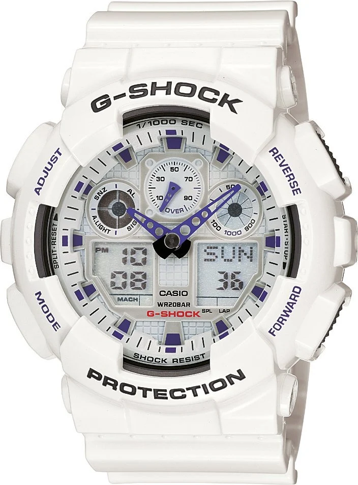 Casio G-shock Iconic GA-100A-7ADR 51.2 mm kol saati