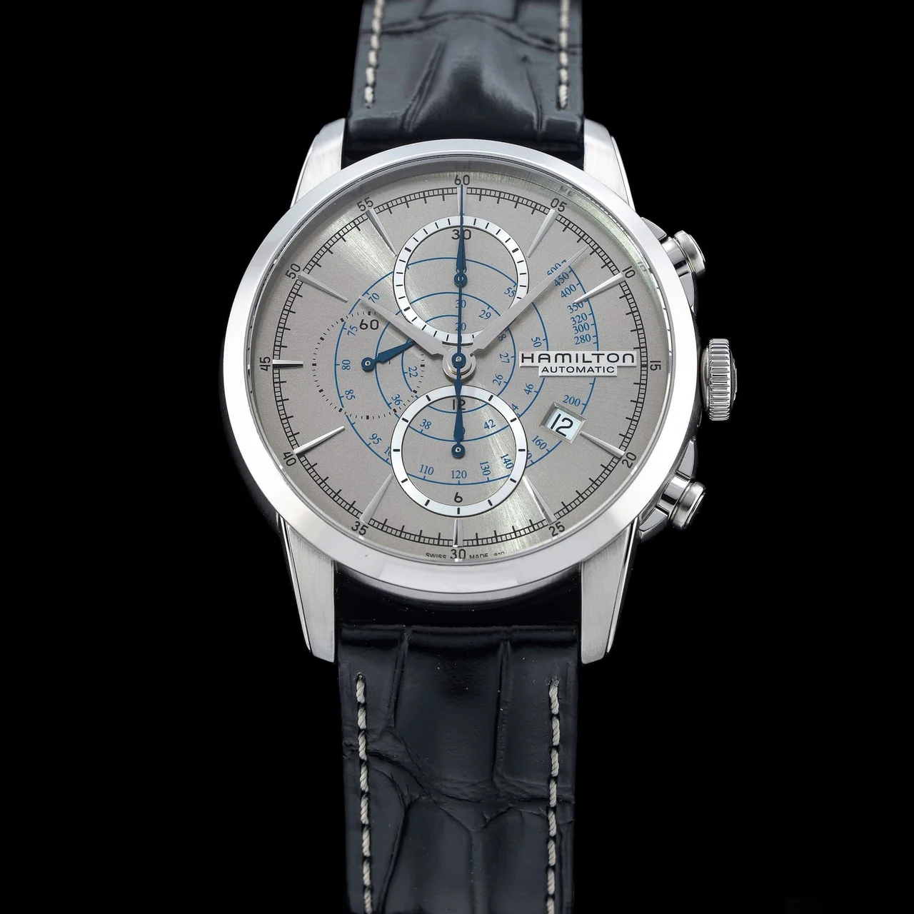 Hamilton American Classic Railroad Auto Chrono 44mm H40656781 210009N35204 44 mm kol saati
