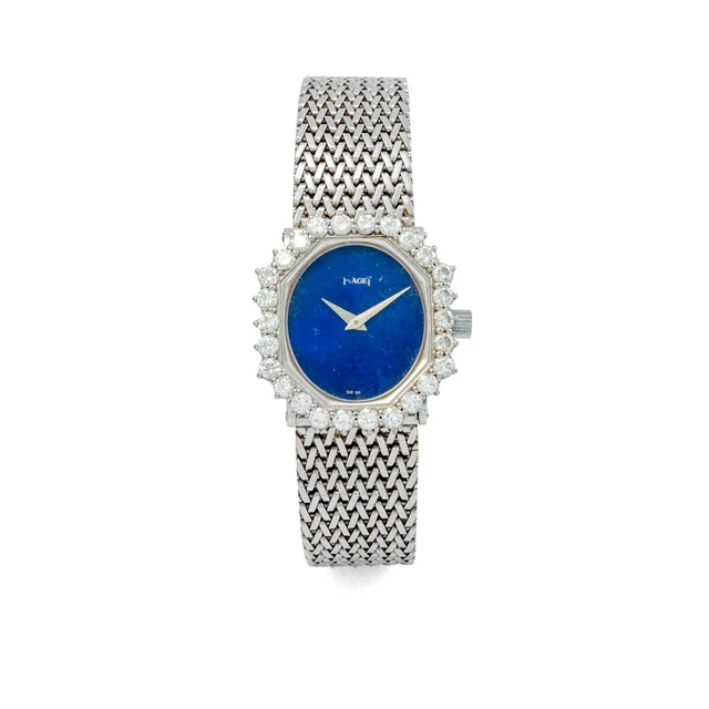 Piaget Ref. 93416, ’s bracelet-watch; 18K white gold and diamonds kol saati