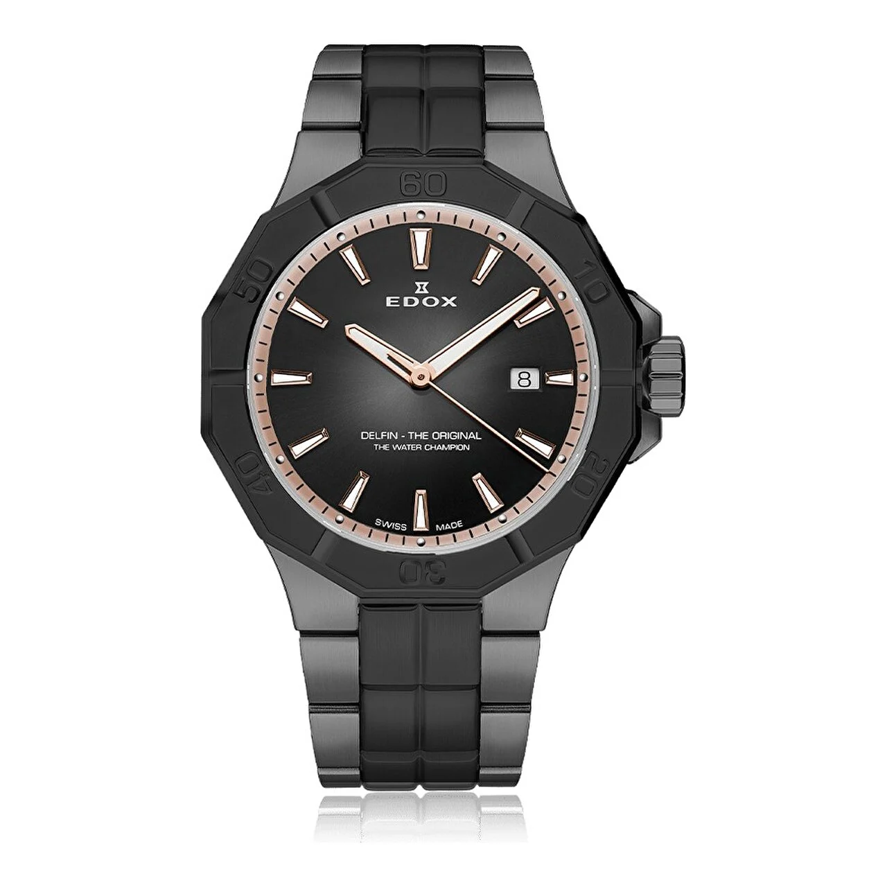 EDOX Delfin 53021-37GNM-NDR 43 mm kol saati